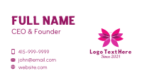 Butterfly Flower Beauty  Business Card Image Preview
