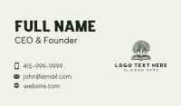 Educational Book Tree Business Card Preview