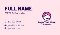 White Rabbit Pet Business Card Preview