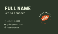 Leaf Axe Woodcutter Business Card Image Preview