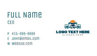 Vehicle Transportation Trucking Business Card Image Preview