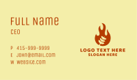 Sausage Grill Flame Business Card Image Preview