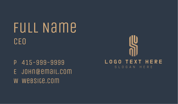 Premium Professional Letter S Business Card Design Image Preview