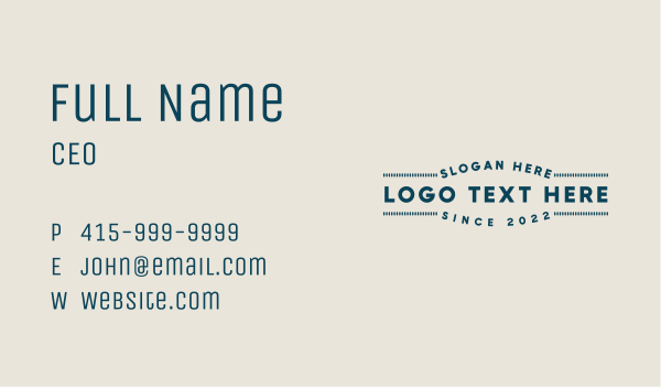 Blue Masculine Company Business Card Design Image Preview
