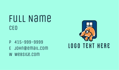 Dog Shelter Kennel Business Card Image Preview