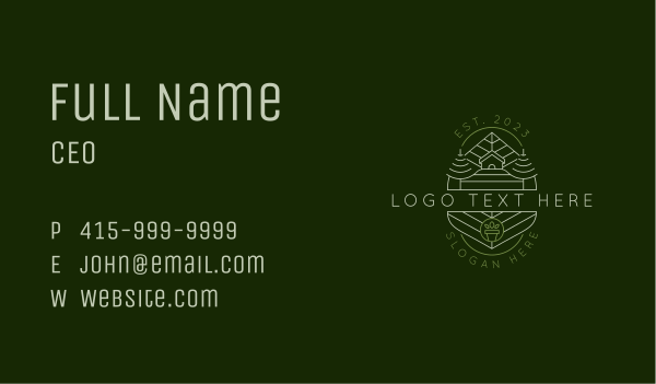House Landscaping Nature Business Card Design Image Preview