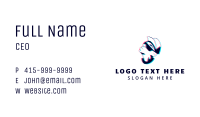 Male Gangster Anaglyph Business Card Image Preview