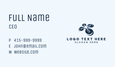 Aerial Drone Quadcopter Business Card Image Preview