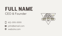 Log Carpentry Lumberjack Business Card Preview