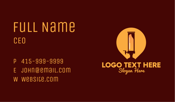 Beer Tower Business Card Design Image Preview