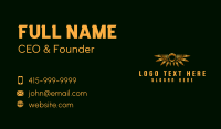 Gold Classic Wing Business Card Image Preview
