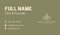 Lotus Wellness Therapy Business Card Design