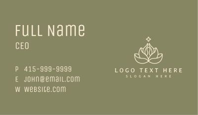 Lotus Wellness Therapy Business Card Image Preview