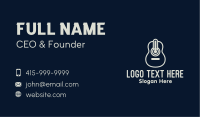 Monoline Guitar Meter Business Card Image Preview