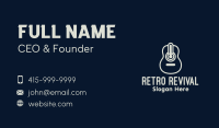 Monoline Guitar Meter Business Card Image Preview