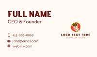 Shawarma Pita Wrap Business Card Preview