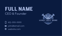 House Roof Nail Construction Business Card Image Preview