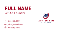 Delivery Truck Transportation Vehicle Business Card Preview