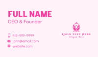 Lotus Flower Perfume Business Card Design