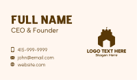 House Castle Fortress Business Card Image Preview