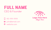 Pink Eye Beauty Business Card Image Preview