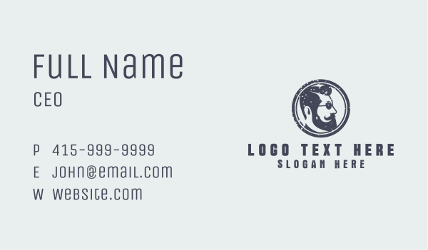 Hipster Cool Gentleman Business Card Design Image Preview