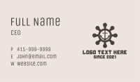 Anchor Ship Wheel  Business Card Image Preview