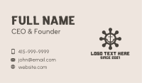 Anchor Ship Wheel  Business Card Image Preview