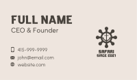 Anchor Ship Wheel  Business Card Image Preview