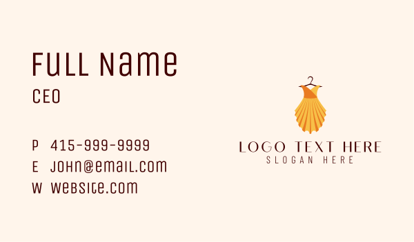 Fashion Dress Tailoring Business Card Design Image Preview