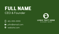 Green Seedling Letter Q Business Card Image Preview