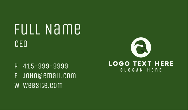 Green Seedling Letter Q Business Card Design Image Preview