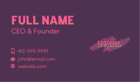 Dripping Paint Wordmark Business Card Image Preview