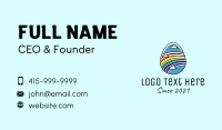 Rainbow Egg Business Card Image Preview