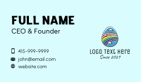 Rainbow Egg Business Card Preview