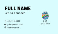 Rainbow Egg Business Card Design