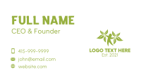 Green Vegan Gardener Business Card Image Preview