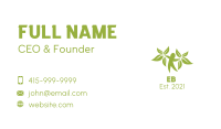 Green Vegan Gardener Business Card Image Preview