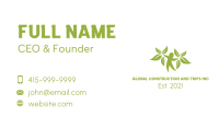 Green Vegan Gardener Business Card Image Preview