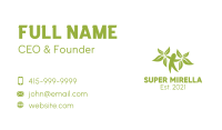 Green Vegan Gardener Business Card Image Preview