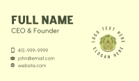 Tropical Tiki Hut Resort Business Card Image Preview