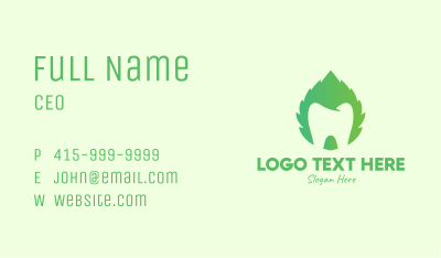 Green Mint Dental Business Card Image Preview