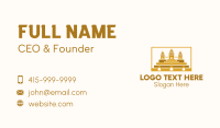 Ancient Temple Landmark Business Card Image Preview