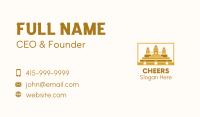 Ancient Temple Landmark Business Card Image Preview