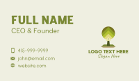 Backyard House Tree Business Card Image Preview