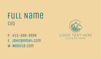 Nature Lake Campsite Business Card Image Preview