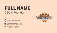 Planer Saw Emblem Business Card Image Preview