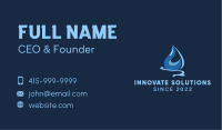 Cleaning Water Droplet  Business Card Design