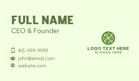 Green Celtic Shield Letter X Business Card Image Preview