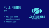 Digital Rugby Ball Business Card Image Preview